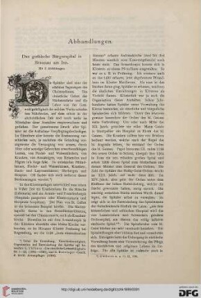 Das gothische Bürgerspital in Braunau am Inn