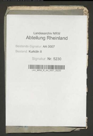 Bericht des Archivars Johann Burmann über die Turnosen auf den kurkölnischen Zöllen