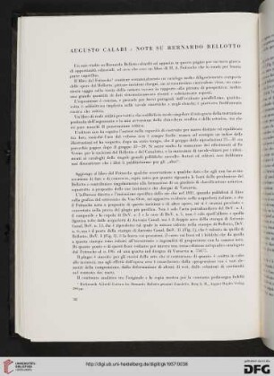 Note su Bernardo Bellotto