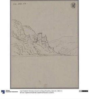 Ansicht von Burg Ehrenfels