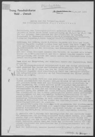 Ostrach mit Diaspora: Inspektion 1956
