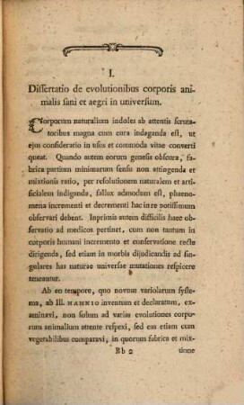 Adversaria Medico Practica, 1,3