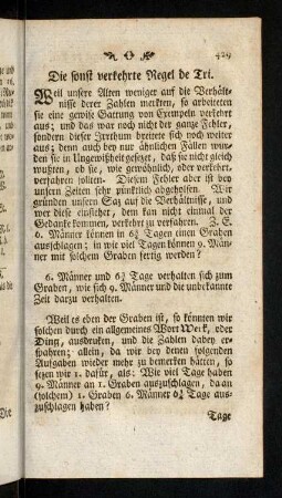 429-462, Die sonst verkehrte Regel de Tri. Holzrechnung. Heurechnung.