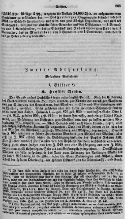 Zweite Abtheilung. Besondere Anstalten.