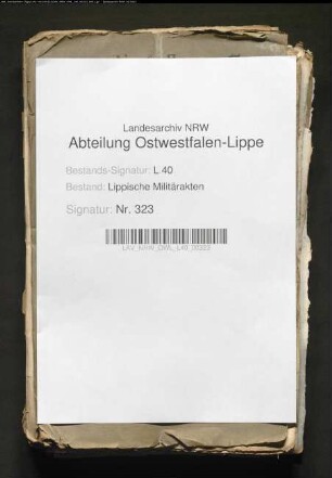 Einquartierungs- und Exekutionskosten für die braunschweig-lüneburgischen Truppen