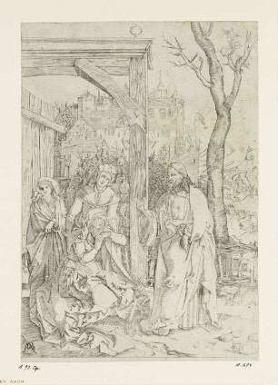 Christus nimmt Abschied von seiner Mutter