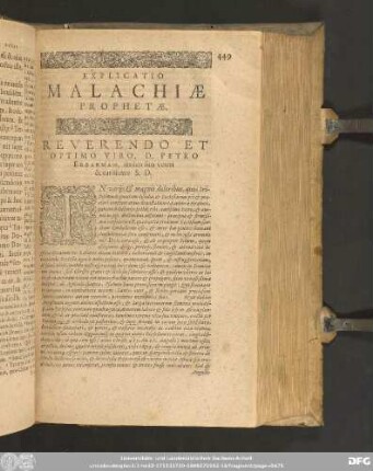[Explicationes in librum Maleachiae]
