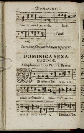 Dominica Sexagesimæ.