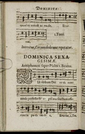 Dominica Sexagesimæ.