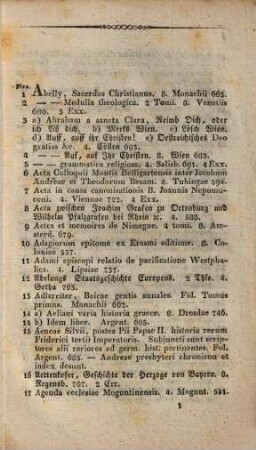 Verzeichniß von Büchern verschiedener Eigenthümer aus allen wissenschaftlichen Fächern, besonders der Theologie, welche am 31. Julius 1837 und an den folgenden Tagen ... versteigert werden