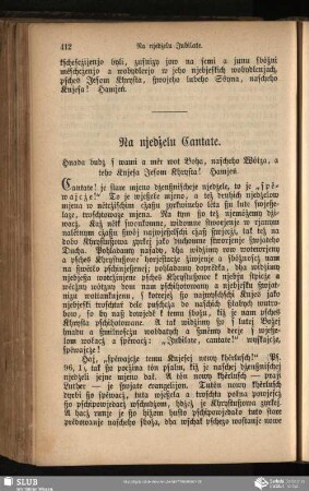 Na njedżelu Cantate