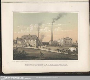 Die Fabrik baumwollener Waaren von C. G. Hoffmann in Neu-Gersdorf
