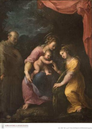 Mystische Vermählung der heiligen Katharina von Siena mit dem heiligen Antonius von Padua