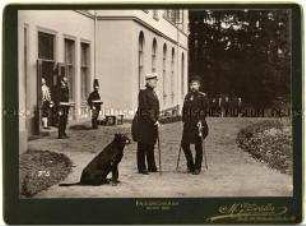 Wilhelm II. besucht Otto von Bismarck in Friedrichsruh
