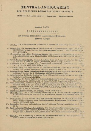 Nr. 369: Kulturgeschichte