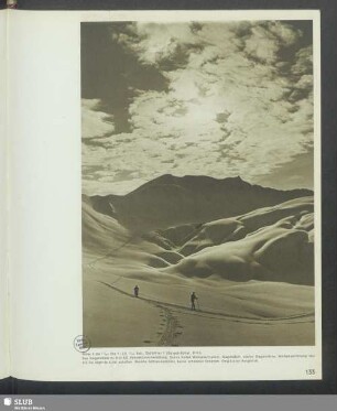 Skilanglauf in einer Winterlandschaft