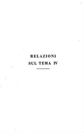 0c-310, Relazioni sul tema IV