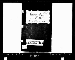 Konsensbuch von Malter (bei Dippoldiswalde)