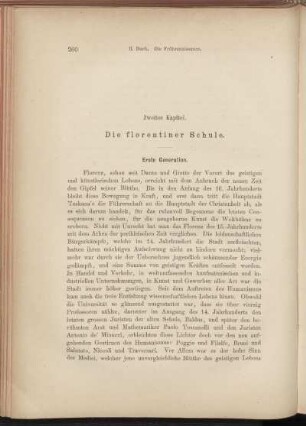 Zweites Kapitel. Die florentiner Schule. Erste Generation.