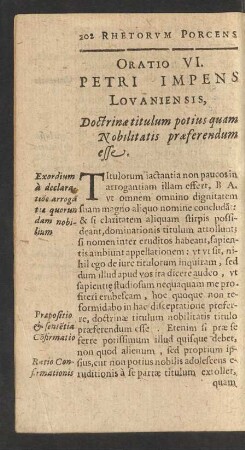 Oratio VI.