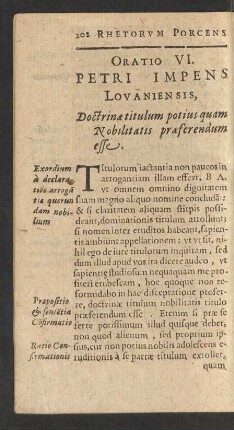 Oratio VI.