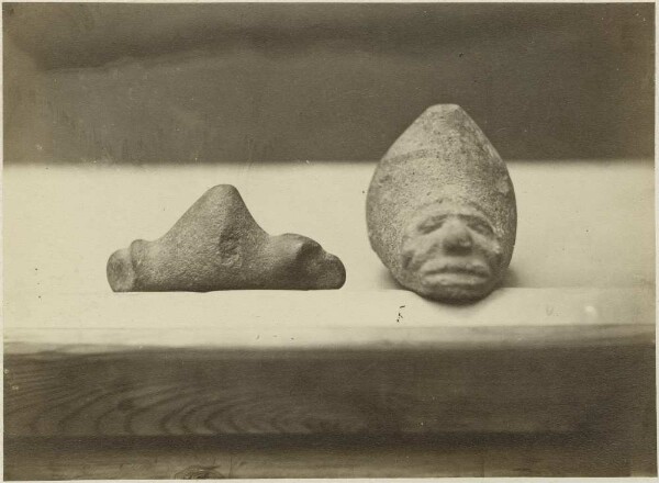 Two stone sculptures