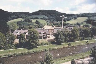 Freiburg: Bauvorhaben Kartäuserstraße; Gesamtbild vom Hochhaus an der Dreisam