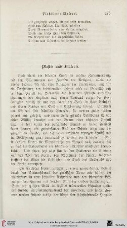 Plastik und Malerei