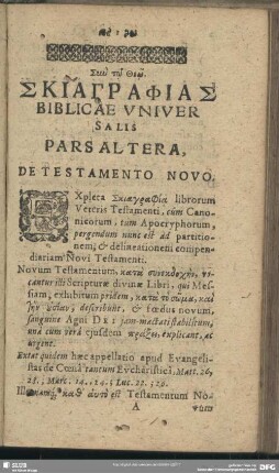 De Testamento Novo