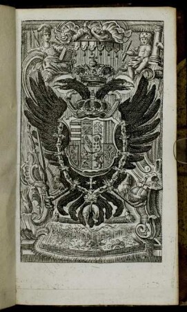 [...nebst Vorsetzung des Cammer-Richters Hrn Präsidenten und Hrn Assessoren Wappen...]