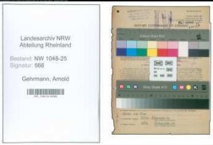 Entnazifizierung Arnold Gehrmann , geb. 10.10.1903 (Haendler)