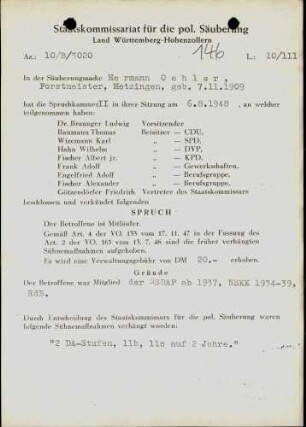 Oehler, Hermann