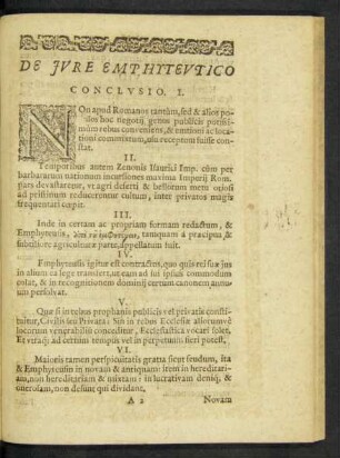 De Iure Emphyteutico ...
