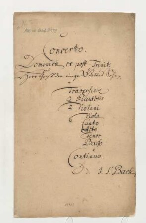 Herr Christ der einge Gottessohn; V (4), Coro, orch; BWV 96; BC A 142