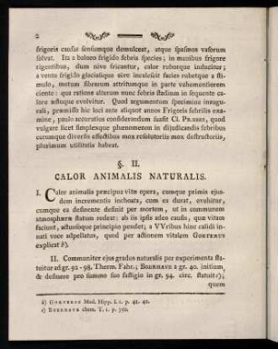 2-21, §. II. Calor animalis naturalis.