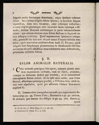 2-21, §. II. Calor animalis naturalis.