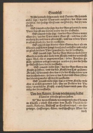 Von den Ketzern/ so von vereinigung beider Naturen unrecht geleret haben.