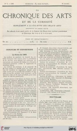 Nr. 3 (16 Janvier)
