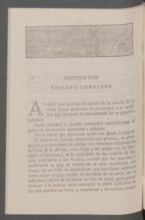 Capítulo LVIII - Triunfo completo