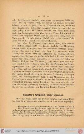 Sonstige Quellen über Israhel