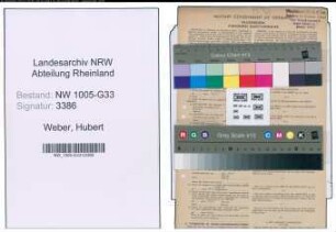 Entnazifizierung Hubert Weber , geb. 25.07.1917 (Verw.Angestellter)