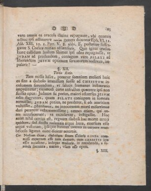 §. XII. Tertia Ratio