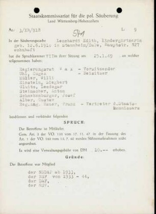 Leonhardi, Edith