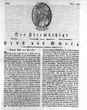 Nro. 185, Montag den 16. September