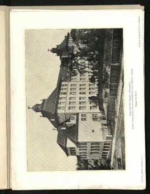 Bürgerschule II in Stuttgart. Außenansicht.