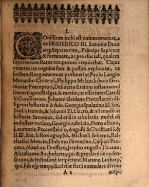 Fridericus III. Sapiens Sax. Elector