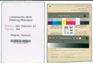 Entnazifizierung Heinrich Wagner , geb. 12.10.1920 (Kriminalassistent)