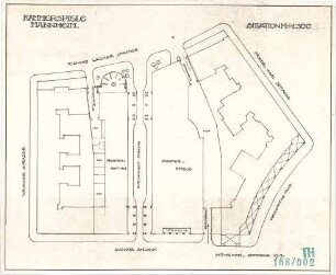 Fischer, Theodor; Mannheim; Kammerspiele - Lageplan