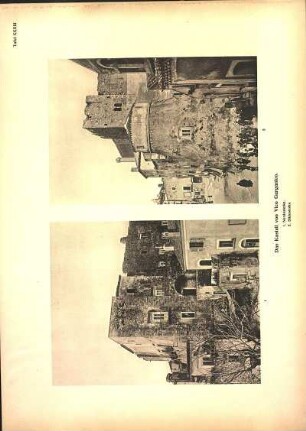 Tafel XXXIII Das Kastell von Vico Garganico. 1. Nordostecke. 2. Südostecke.