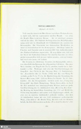 Metallarbeiten